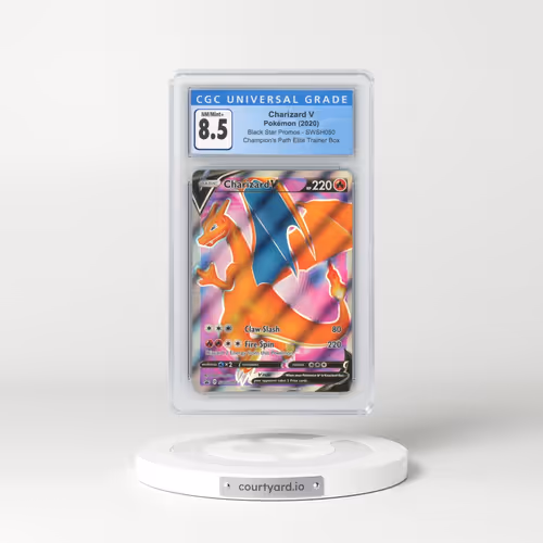 2017 Black Star Promos - Sword & Shield #SWSH050 Charizard V - Holo Champion's Path Elite Trainer Box (CGC 8.5 NM-MT+)