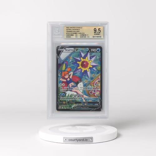 2022 Astral Radiance #TG13 Starmie V - Holo Character Rare (BGS 9.5 GEM MINT)