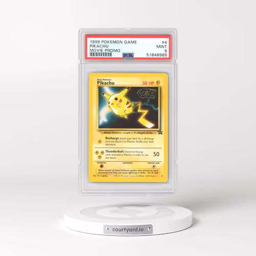 1999 Movie Promo #4 Pikachu (PSA 9 MINT)