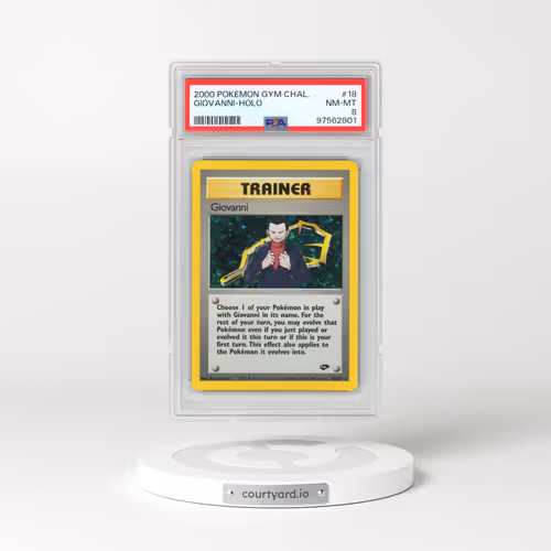 2000 Pokémon Gym Challenge #18 Giovanni - Holo (PSA 8 NM-MT)