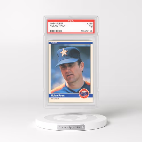 1984 Fleer #239 Nolan Ryan (PSA 7 NM)