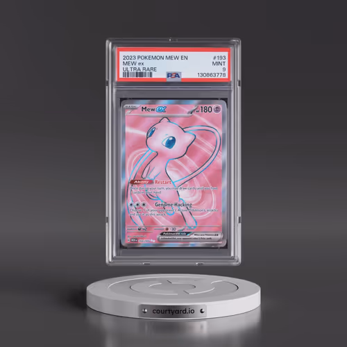 2023 Pokémon Mew EN-151 #193 Mew EX - Holo Ultra Rare (PSA 9 MINT)