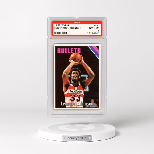 1975 Topps #151 Leonard Robinson (PSA 8 NM-MT)