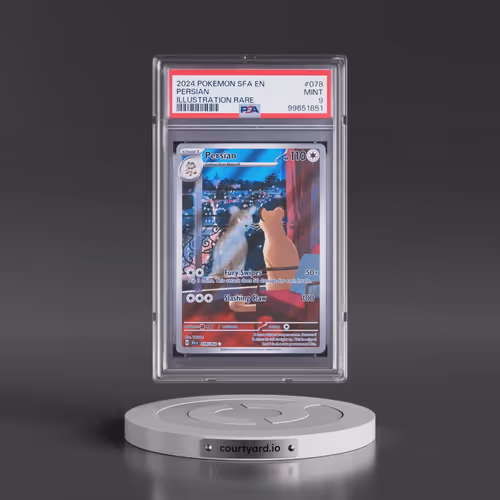 2024 Pokémon Sfa EN-Shrouded Fable #078 Persian - Illustration Rare (PSA 9 MINT)