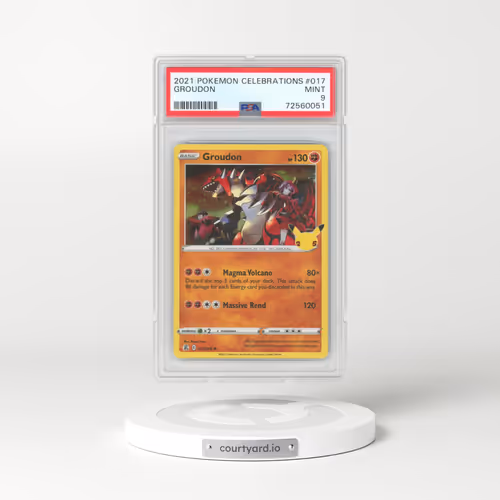 2021 Pokémon Celebrations #017 Groudon (PSA 9 MINT)