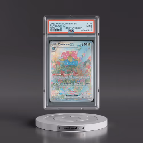 2023 Pokémon Mew EN-151 #198 Venusaur EX - Holo Special Illustration Rare (PSA 9 MINT)