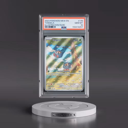 2023 Pokémon Mew EN-151 #178 Tangela - Illustration Rare (PSA 10 GEM MINT)