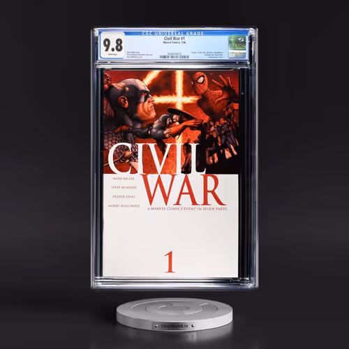 Civil War #1 CGC 9.8 White Pages (Marvel Comics, 7/06)