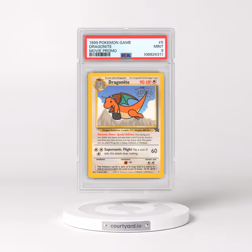 1999 Pokémon Game Movie #5 Dragonite - Movie Promo (PSA 9 MINT)