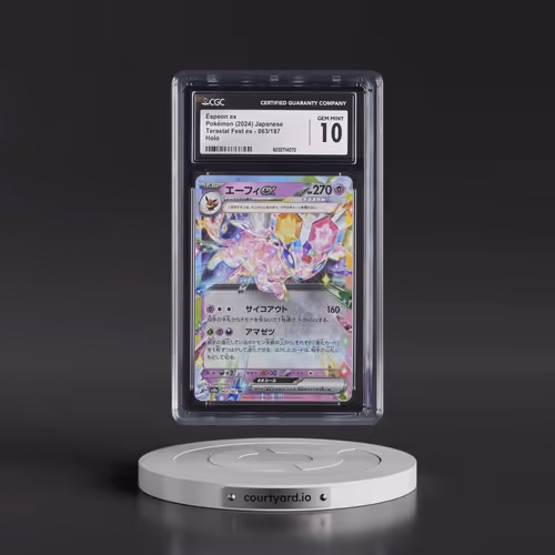 2024 Pokémon Sv8a-Terastal Fest EX #063 Espeon EX - Holo (CGC 10 GEM MINT)