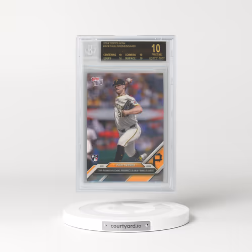 2024 Topps Now #179 Paul Skenes (BGS 10 PRISTINE)
