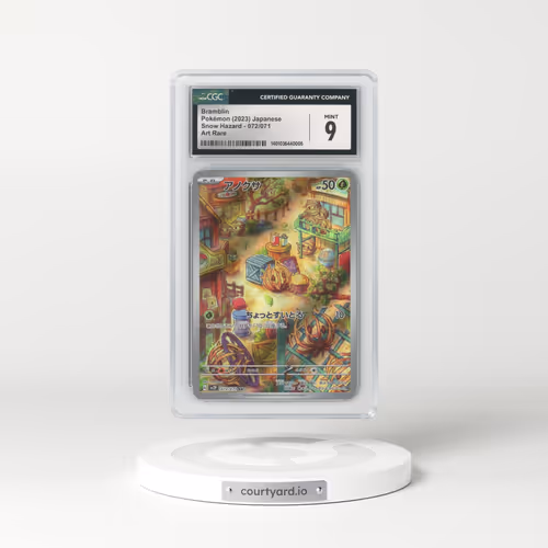 2023 Snow Hazard #072/071 Bramblin - Art Rare Holo (CGC 9 MINT)