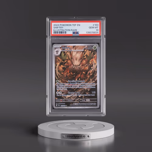 2024 Pokémon Tef EN-Temporal Forces #163 Shiftry - Illustration Rare (PSA 10 GEM MINT)