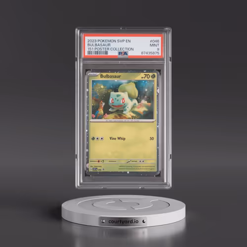 2023 Pokémon Svp EN-SV Black Star Promo #046 Bulbasaur - 151 Poster Collection (PSA 9 MINT)