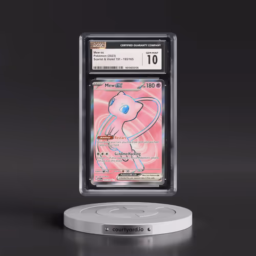 2023 Scarlet & Violet 151 - MEW EN #193/165 Mew ex - Ultra Rare Holo (CGC 10 GEM MINT)