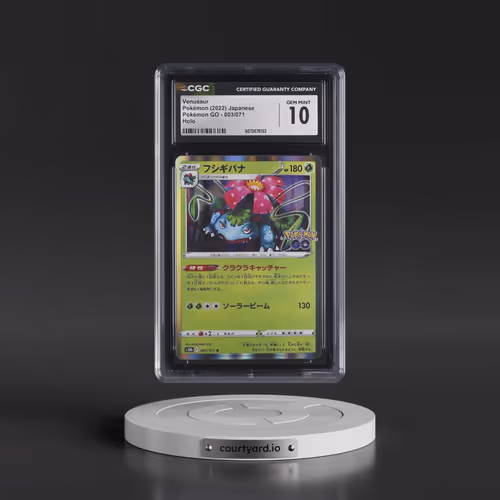 2022 Pokémon GO #003/071 Venusaur - Holo (CGC 10 GEM MINT)