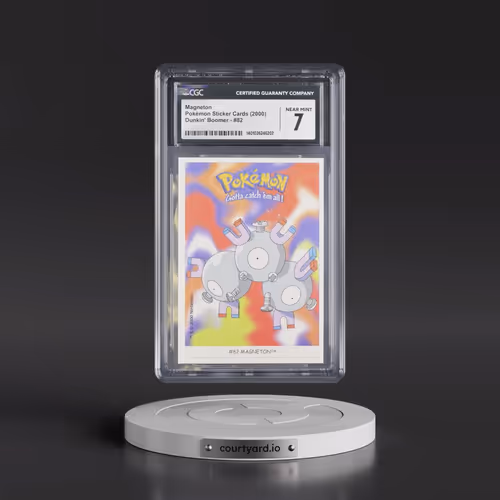 1999 Pokémon Sticker Cards (Dunkin' Boomer) - English #82 Magneton (CGC 7 NM)