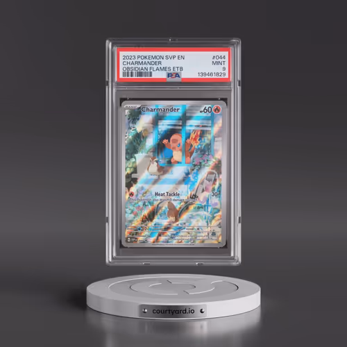 2023 Pokémon Svp EN-SV Black Star Promo #044 Charmander - Obsidian Flames Elite Trainer Box (PSA 9 M