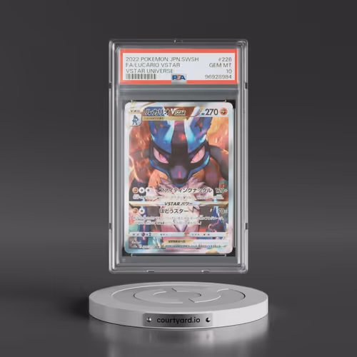 2022 Pokémon Sword & Shield Vstar Universe #226 Lucario Vstar - Full Art (PSA 10 GEM MINT)