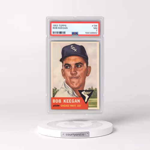 1953 Topps #196 Bob Keegan (PSA 7 NM)