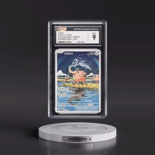 2024 Pokémon Sfa EN-Shrouded Fable #076 Cufant - Illustration Rare (CGC 9 MINT)