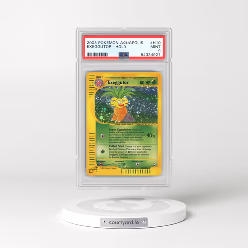 2003 Pokémon Aquapolis #H10 Exeggutor - Holo (PSA 9 MINT)