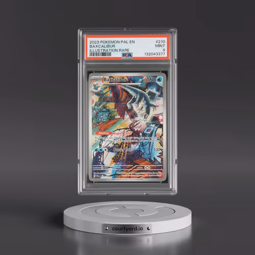 2023 Pokémon Pal EN-Paldea Evolved #210 Baxcalibur - Illustration Rare (PSA 9 MINT)