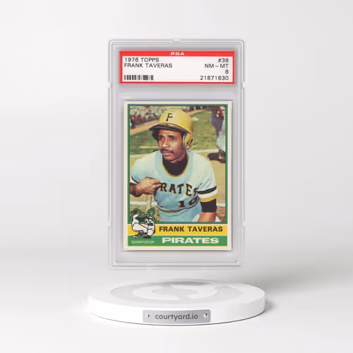1976 Topps #36 Frank Taveras (PSA 8 NM-MT)