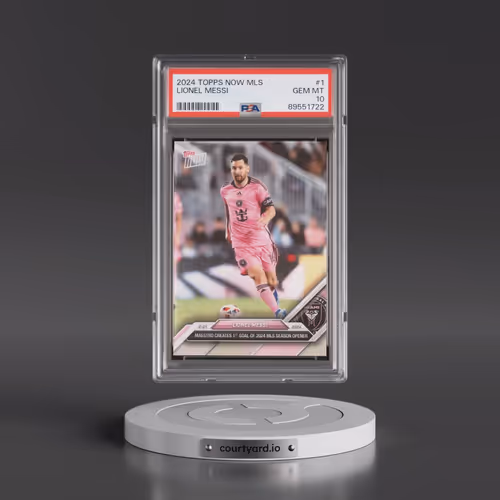 2024 Topps Now MLS #1 Lionel Messi (PSA 10 GEM MINT)