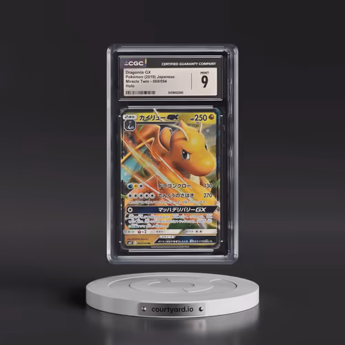 2019 Miracle Twin #069/094 Dragonite GX - Holo (CGC 9 MINT)