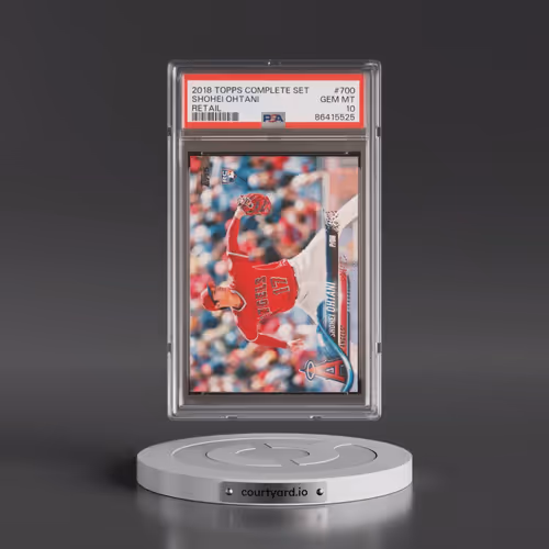 2018 Topps Complete Set #700 Shohei Ohtani - Retail (PSA 10 GEM MINT)
