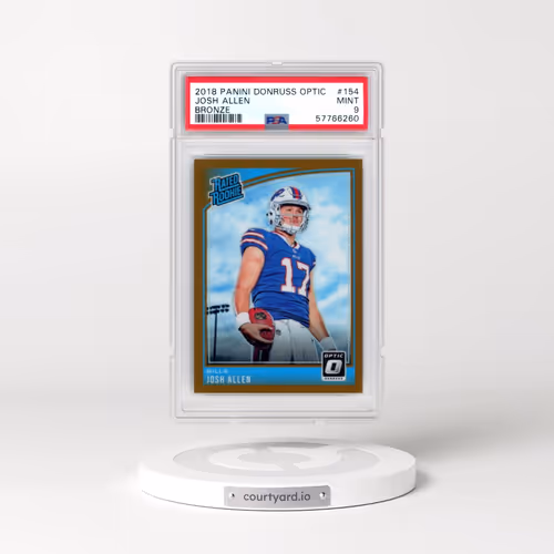 2018 Panini Donruss Optic #154 Josh Allen - Bronze (PSA 9 MINT)