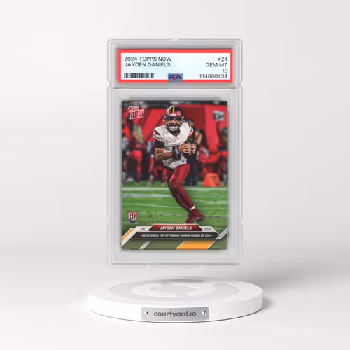 2024 Topps Now #24 Jayden Daniels (PSA 10 GEM MINT)