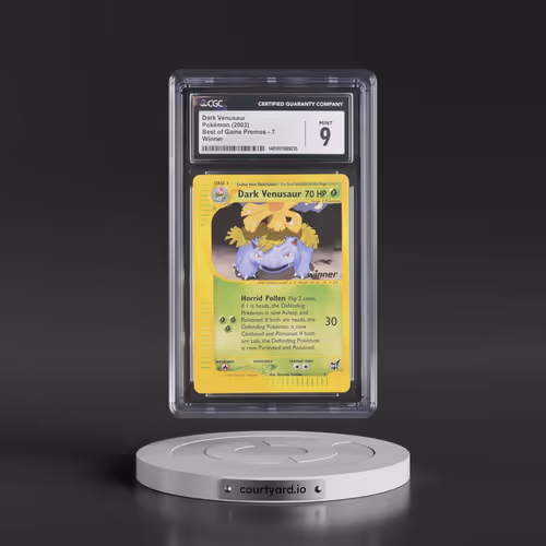 2003 Pokémon Best of Game Promo #7 Dark Venusaur - Winner (CGC 9 MINT)