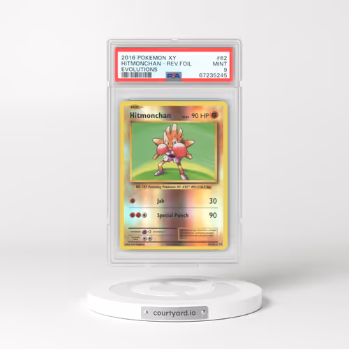 2016 Evolutions #62 Hitmonchan - Holo (PSA 9 MINT)