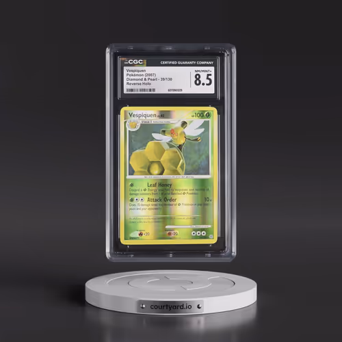 2007 Diamond & Pearl #39/130 Vespiquen - Reverse Holo (CGC 8.5 NM-MT+)