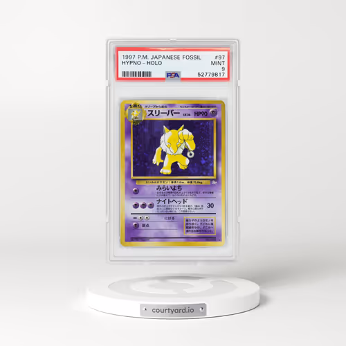 1997 Japanese Fossil #97 Hypno - Holo (PSA 9 MINT)