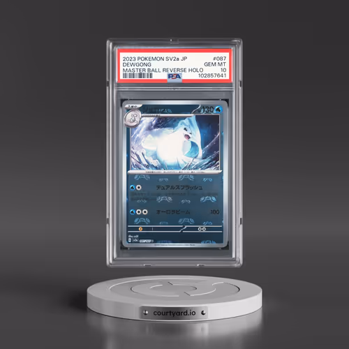 2023 Pokémon Sv2a-Pokemon 151 #087 Dewgong - Reverse Holo Master Ball (PSA 10 GEM MINT)