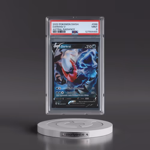2022 Pokémon Sword & Shield Astral Radiance #098 Darkrai V - Holo (PSA 9 MINT)