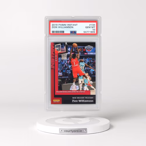 2019 Panini Instant #134 Zion Williamson (PSA 10 GEM MINT)