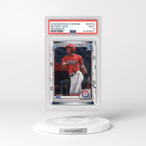 2020 Bowman Chrome Prospects #BCP52 Bayron Lora (PSA 9 MINT)