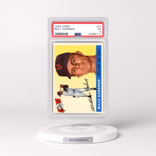 1955 Topps #27 Billy Gardner (PSA 5 EX)