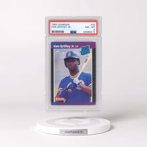 1989 Donruss #33 Ken Griffey Jr (PSA 8 NM-MT)