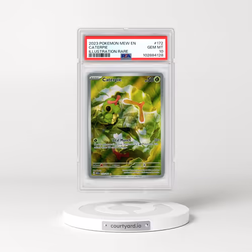 2023 Pokémon Mew EN-151 #172 Caterpie - Illustration Rare (PSA 10 GEM MINT)