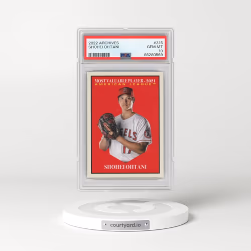 2022 Topps Archives #316 Shohei Ohtani (PSA 10 GEM MINT)