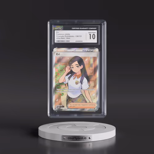 2025 Pokémon Pre EN-Prismatic Evolutions #136 Eri - Ultra Rare (CGC 10 GEM MINT)