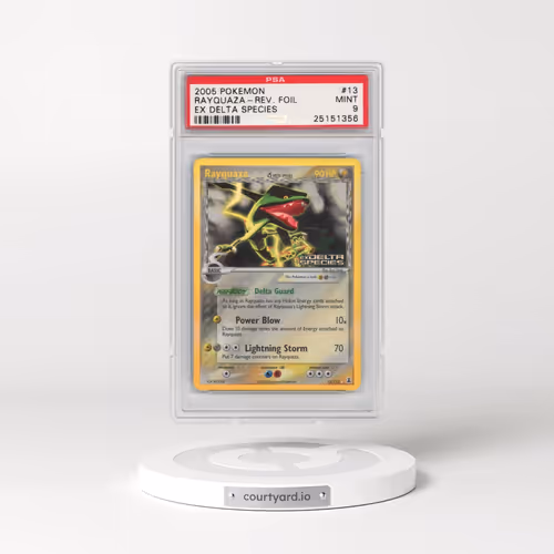 2005 Pokémon EX Delta Species #13 Rayquaza - Reverse Foil (PSA 9 MINT)