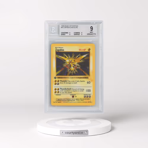 1999 Base Set #16 Zapdos - 1st Edition Holo (BGS 9 MINT)