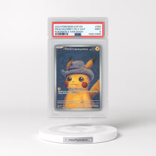 2023 Pokémon Svp EN-SV Black Star Promo #085 Pikachu With Grey Felt Hat - Pokemon X Van Gogh (PSA 9 MINT)