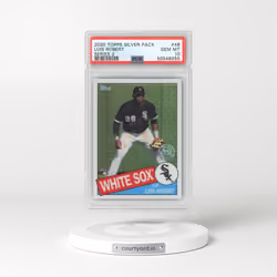 2020 Topps Silver Pack 1985 Chrome Promo #48 Luis Robert - Series 2 (PSA 10 GEM MINT)